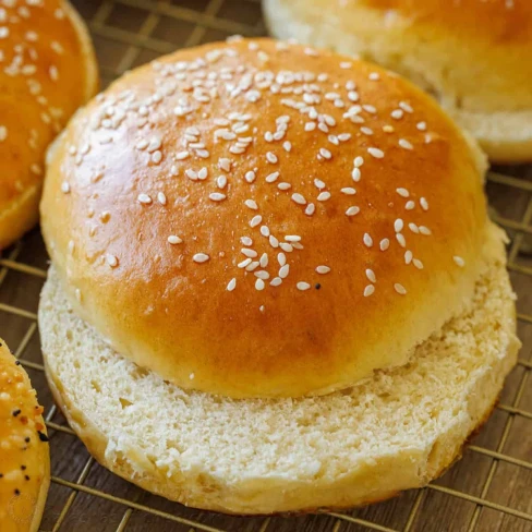 Homemade Hamburger Buns Image