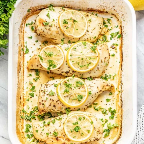 Easy Lemon Herb Baked Chicken Breast Image