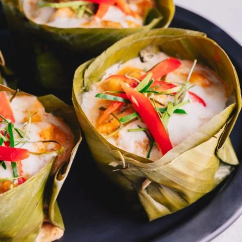 Steamed Red Curry Fish (Haw Mok Plaa) | Marion&#039;s Kitchen Image