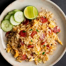 Chinese Sausage and Egg Fried Rice | Marion&#039;s Kitchen Recipe Page