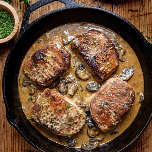 Creamy Mushroom Pork Chops Image