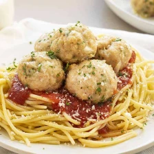 Chicken Meatballs And Spaghetti Recipe Page