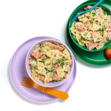 Salmon Pasta with Peas Recipe Page