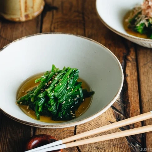 Spinach Ohitashi (Japanese Spinach Salad) Image