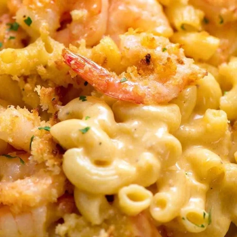 Garlic Shrimp Mac and Cheese (Prawns) Image