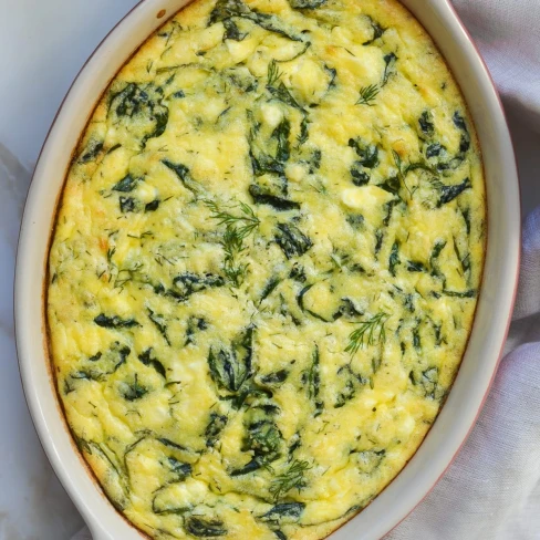 Greek-Style Spinach, Feta &amp; Polenta Pie Image