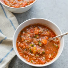 Roasted Garlic Gazpacho Recipe Page