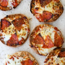 English Muffin Pizzas Recipe Page