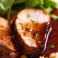 Pork Tenderloin with Honey Garlic Sauce Recipe Page