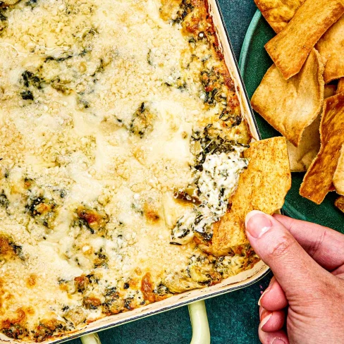 The Easiest, Creamiest Hot Spinach-Artichoke Dip Image