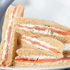 Smoked Salmon And Dill Tea Sandwiches Recipe Page