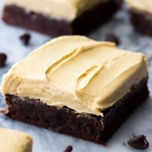 Peanut Butter Frosted Brownies Image