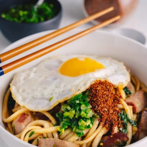 Chinese BBQ Pork and Egg Noodles | Marion&#039;s Kitchen Image