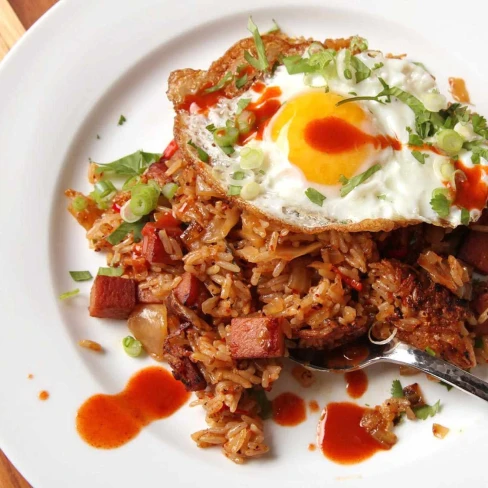 Kimchi and Spam Fried Rice Recipe Image