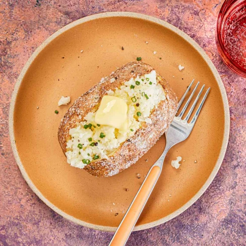 How To Make The Fluffiest Baked Potatoes In Your Air Fryer Image