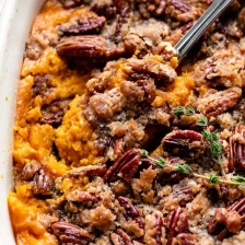 Sweet Potato Casserole Recipe with Pecan Topping Recipe Page