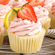 Strawberry Lemon Cupcakes Recipe Page