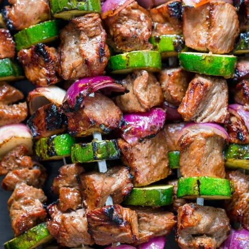 Grilled Steak Kebabs Image