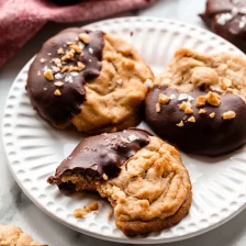 Peanut Butter Chocolate Half Moons Recipe Page