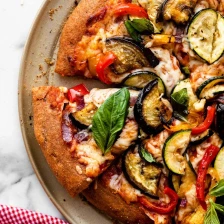 Roasted Vegetable Whole Wheat Pizza Recipe Page