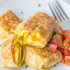 Egg, Ham and Cheese Crepe Pockets Recipe Page