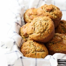 Honey and Olive Oil Zucchini Muffins Recipe Page