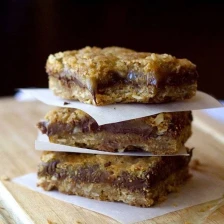 Chocolate Caramel Oatmeal Bars Recipe Page