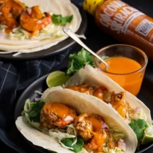 Wok-flamed Tequila Shrimp Tacos | Marion&#039;s Kitchen Recipe Page