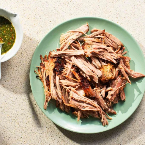 Cuban-Style Roast Pork Shoulder With Mojo Recipe Image