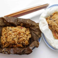 Lo Mai Gai (Chinese Sticky Rice Wrapped in Lotus Leaf) Recipe Recipe Page