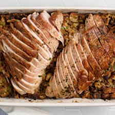 Herb-Roasted Turkey Breast and Stuffing Recipe Page