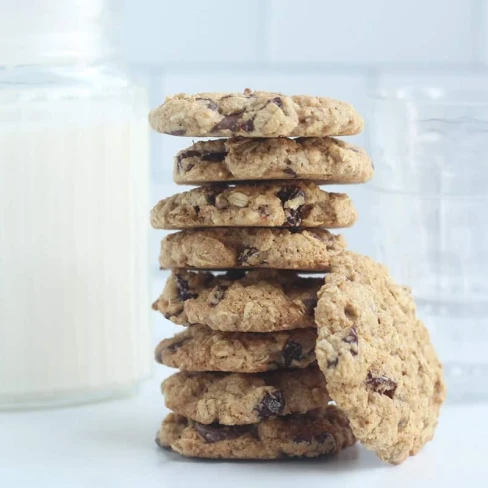 Healthy Oatmeal Chocolate Chip Cookies Image