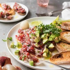 Tuna Tartare with Lychees Recipe Page