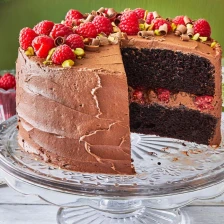 Chocolate Raspberry Cake Recipe Page