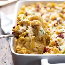 Chicken Bacon Pumpkin Pasta Bake Recipe Page