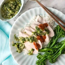 Foolproof Poached Chicken with Ginger Shallot Sauce Recipe Page