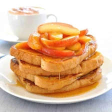 Fast French Toast with Cinnamon Apples Recipe Page