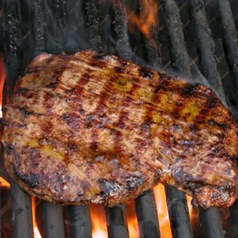 Grilled Flank Steak with Garlic &amp; Rosemary Image