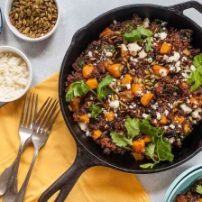 Butternut Squash And Black Bean Skillet Dinner Recipe Page