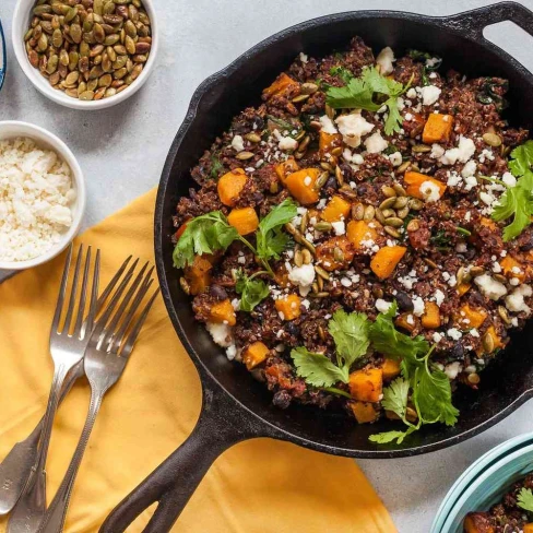 Butternut Squash And Black Bean Skillet Dinner Image