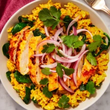 Curried Chicken &amp; Garlic Golden Rice Recipe Page