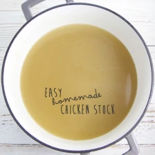 EASY HOMEMADE CHICKEN STOCK Recipe Page