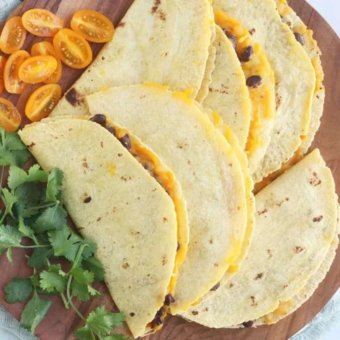 Sheet Pan Black Bean Quesadillas Image