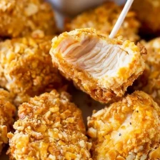 Pretzel Crusted Chicken Bites Recipe Page