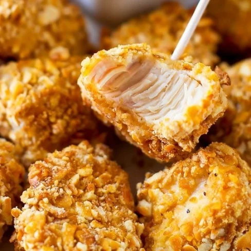 Pretzel Crusted Chicken Bites Image