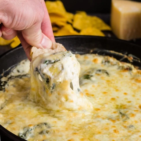 Spinach Artichoke Dip without Mayonnaise Image