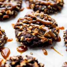 Chocolate Turtle Cookies Recipe Page