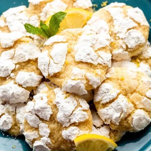 Lemon Crinkle Cookies Image