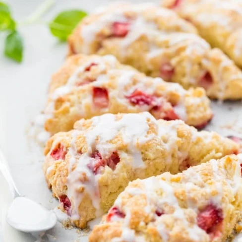 Strawberry Scones Recipe Image