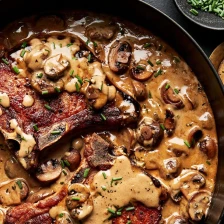 Pork Chops With Mushroom Cream Sauce Recipe Page